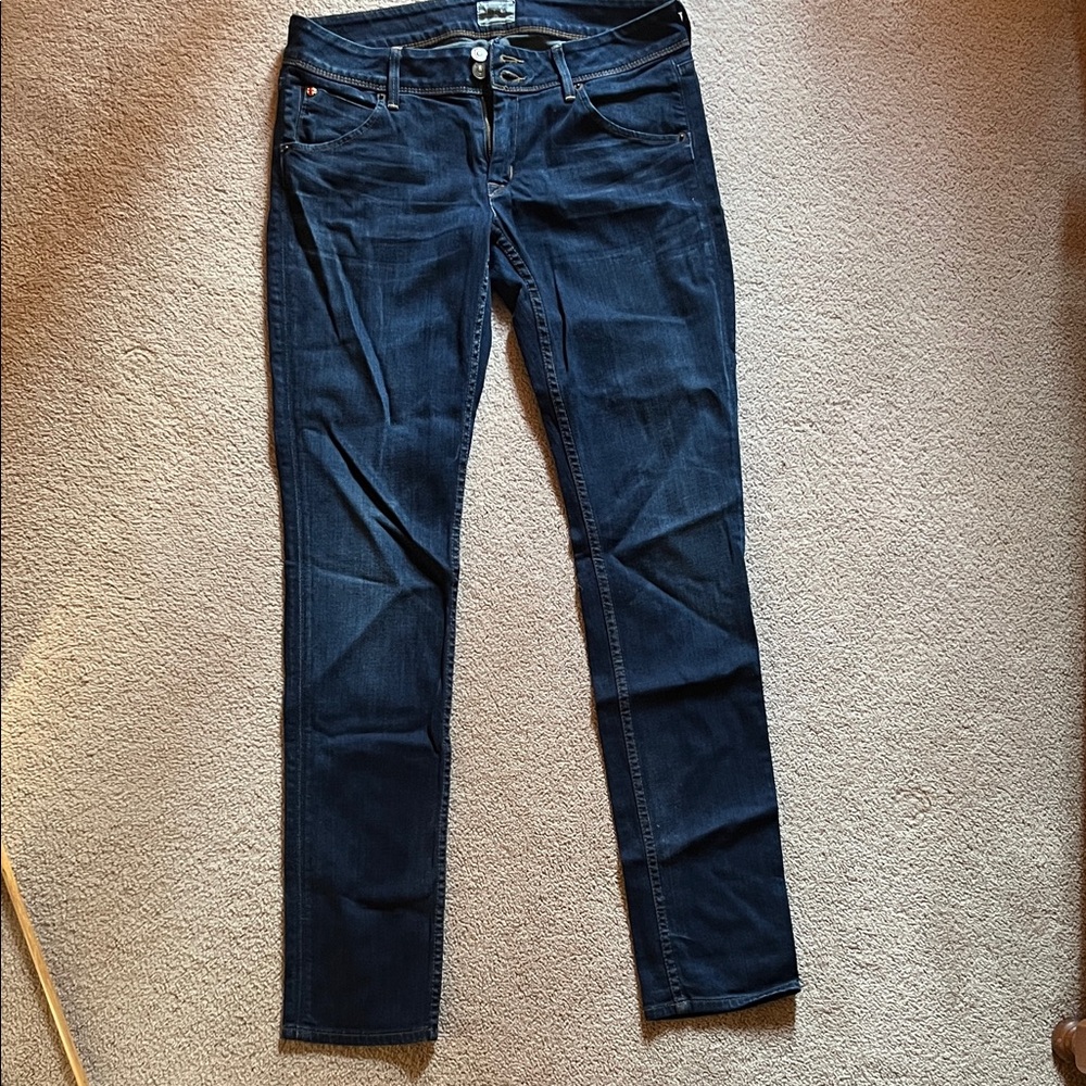 Hudson Jeans Women's Deep Indigo Skinny Jeans